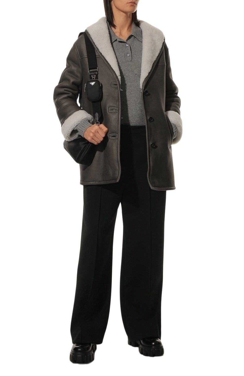 Дубленка из овчины PRADA, арт. 56887-KMT-F0RXG, фото 2