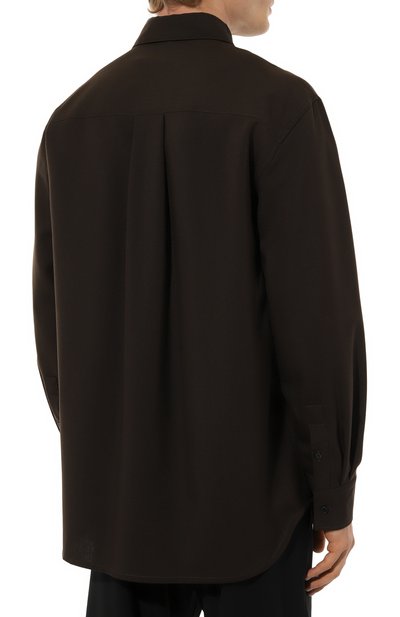 Шерстяная рубашка MARNI, арт. CUMU0325QS/TW839, фото 4