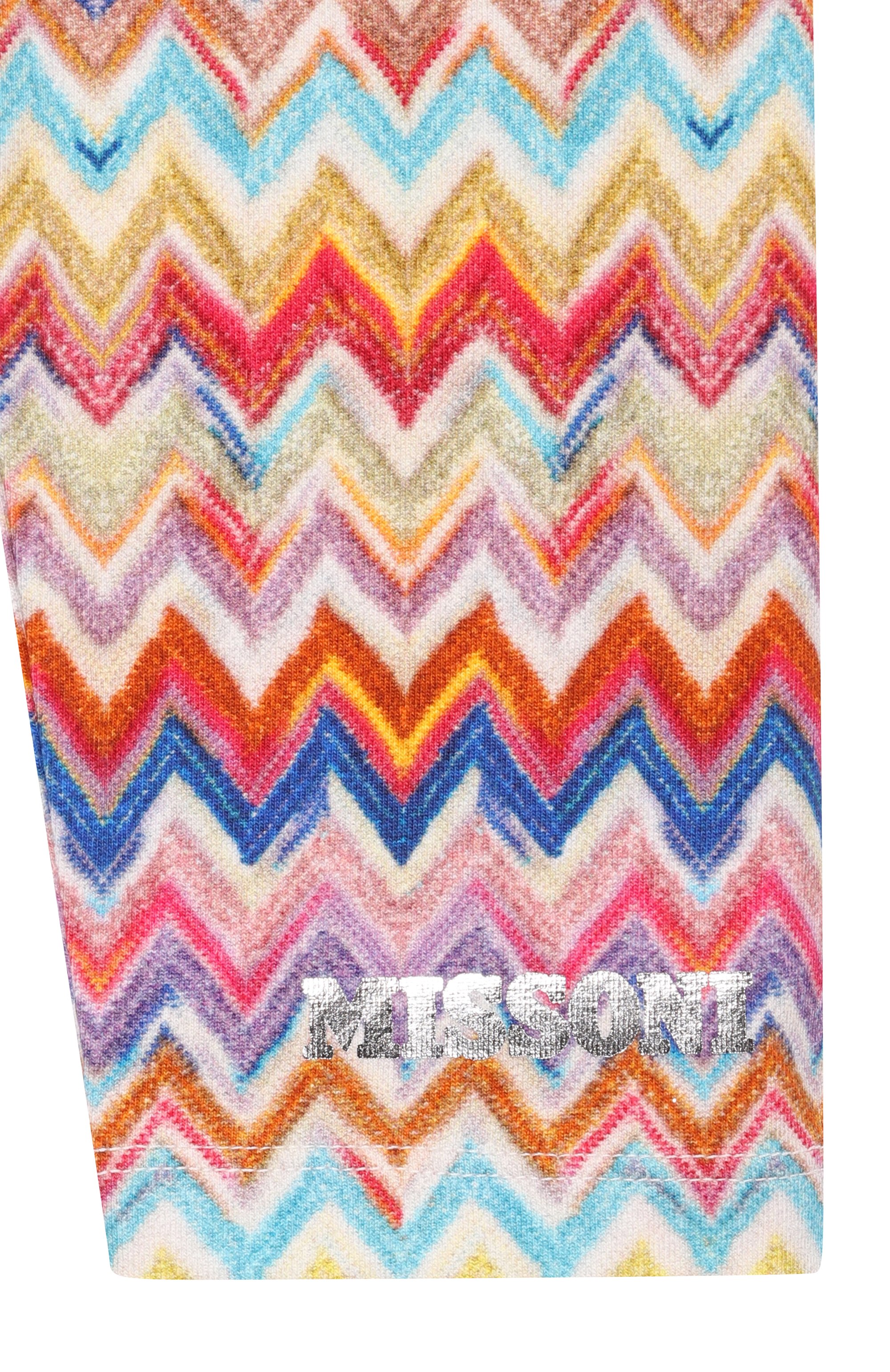 Хлопковые легинсы MISSONI разноцветного цвета по цене 12750 руб., арт. MY6B00/Z3756, фото 3 Хлопковые легинсы MISSONI, арт. MY6B00/Z3756, фото 3