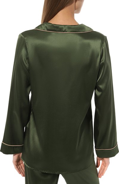 Шелковая пижама PRIMROSE хаки цвета по цене 22000 руб., арт. 1W.510RB.S017, фото 4 Шелковая пижама PRIMROSE, арт. 1W.510RB.S017, фото 4