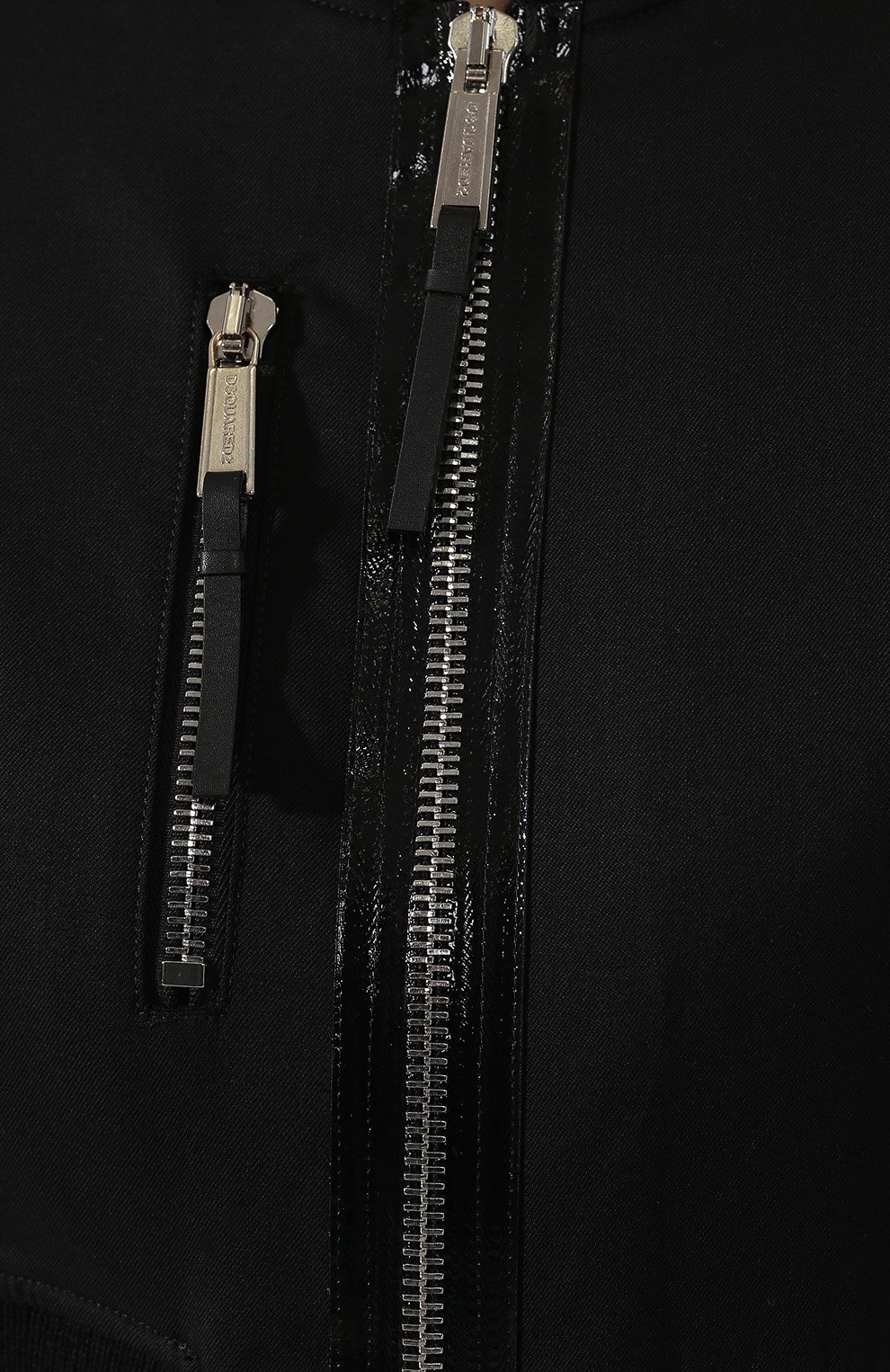 Шерстяной бомбер DSQUARED2 черного цвета по цене 125500 руб., арт. S75AM0613/S49597, фото 5 Шерстяной бомбер DSQUARED2, арт. S75AM0613/S49597, фото 5