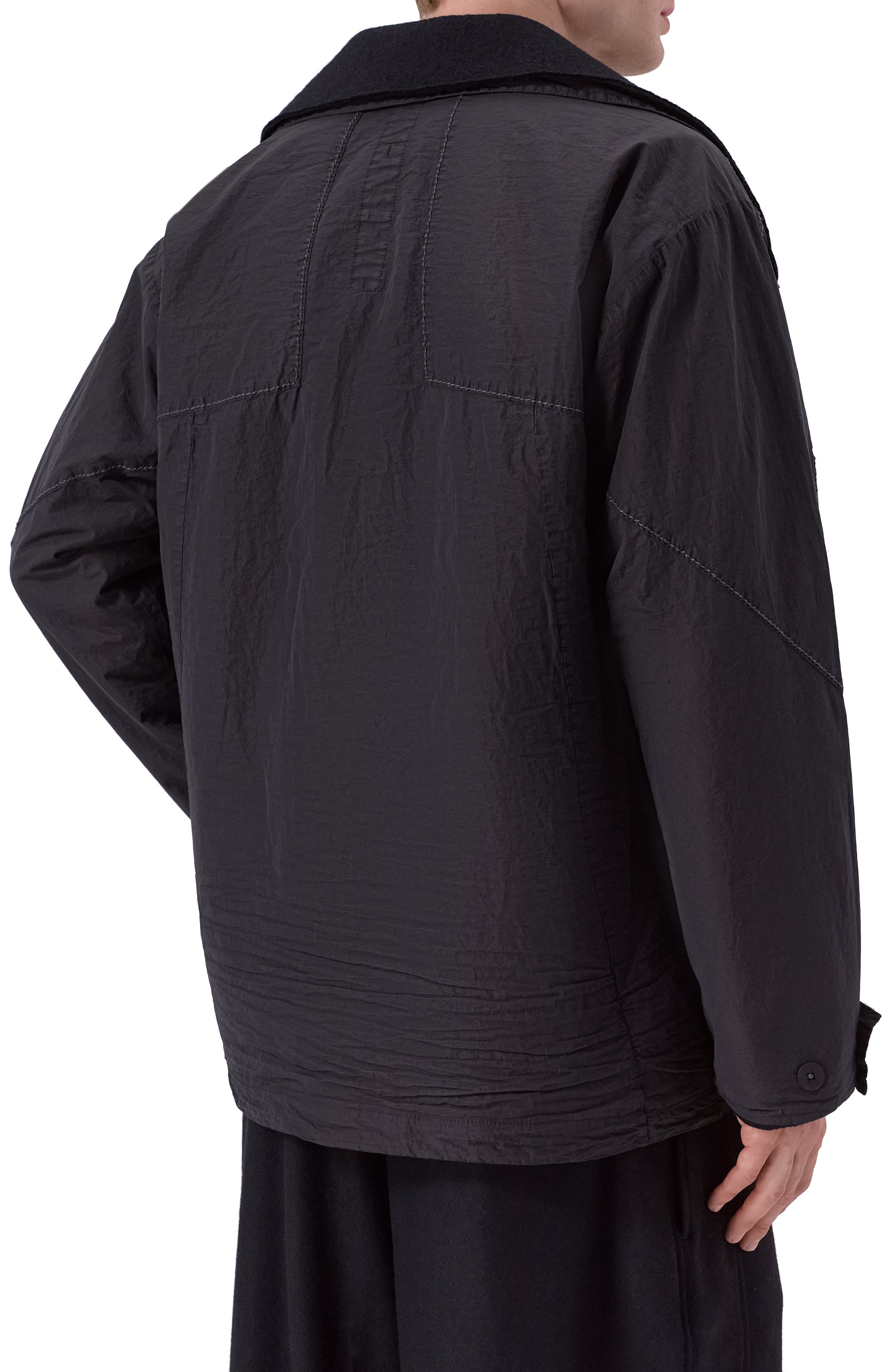 Куртка из хлопка и шерсти TRANSIT, арт. CFUTRB0241, фото 4