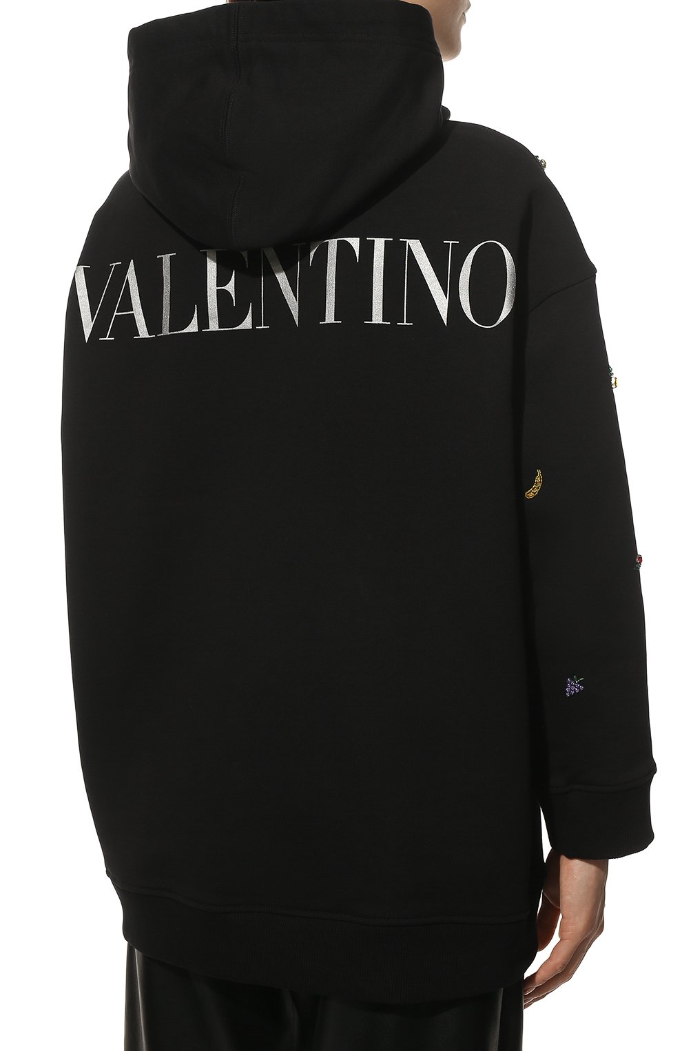 Хлопковое худи VALENTINO, арт. XB3MF16G720, фото 4