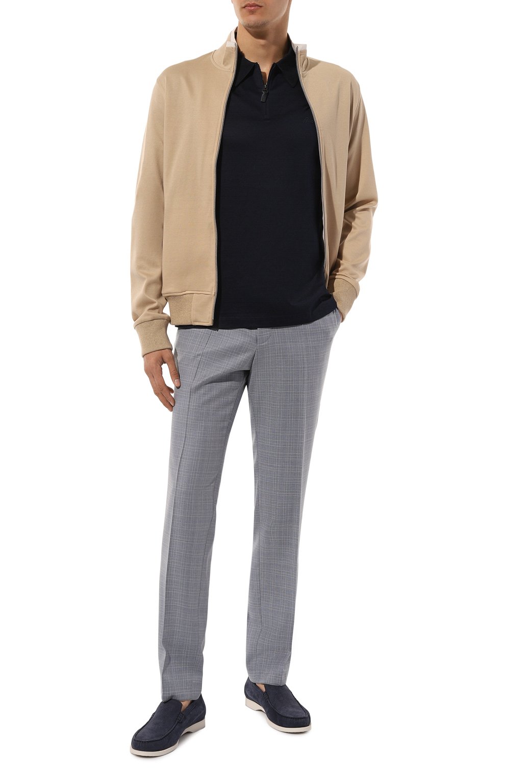 Хлопковое поло BRIONI, арт. UJ9L0L/PZ600, фото 2