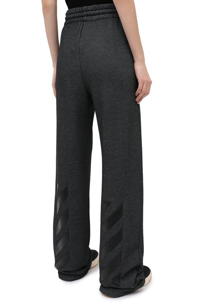 Хлопковые брюки OFF-WHITE черного цвета по цене 68700 руб., арт. 0WCH005E20JER0011010, фото 4 Хлопковые брюки OFF-WHITE, арт. 0WCH005E20JER0011010, фото 4