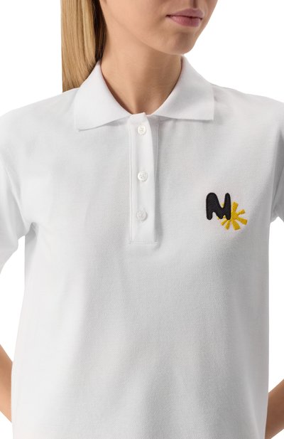 Хлопковое поло MSGM, арт. 3841MDM80/257137, фото 5