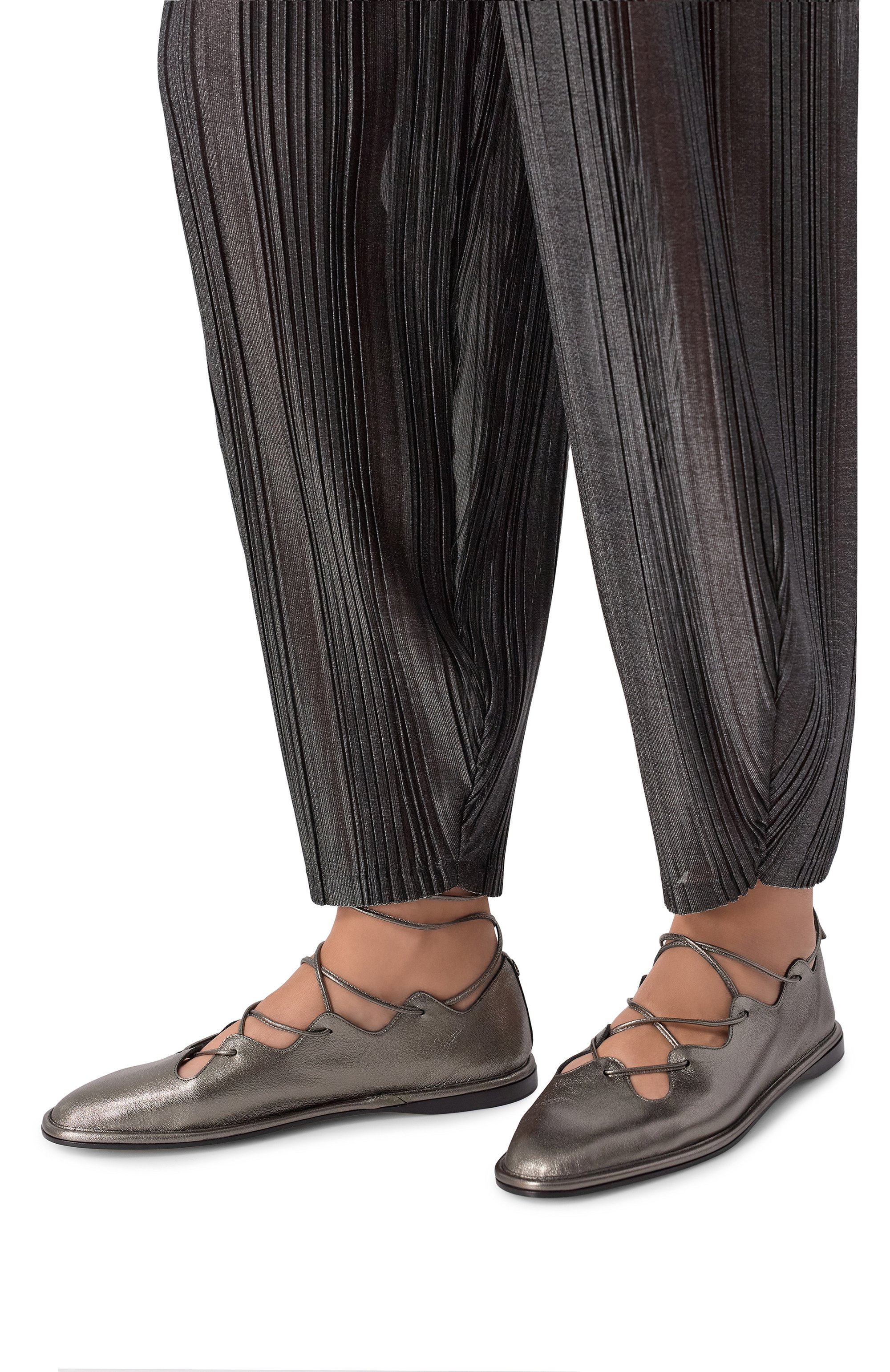 Кожаные балетки GIORGIO ARMANI, арт. GW002807/AF24125, фото 2