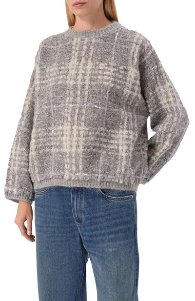 Шерстяной свитер BRUNELLO CUCINELLI, арт. MDXR25510, фото 3