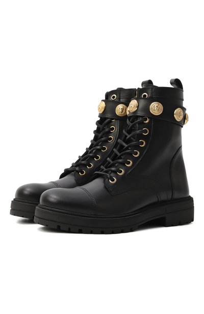 Кожаные ботинки BALMAIN, арт. BX0Q26
