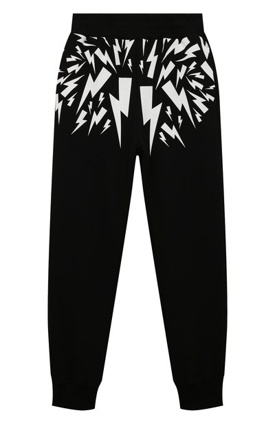 Хлопковые джоггеры NEIL BARRETT KIDS, арт. 032289, фото 1