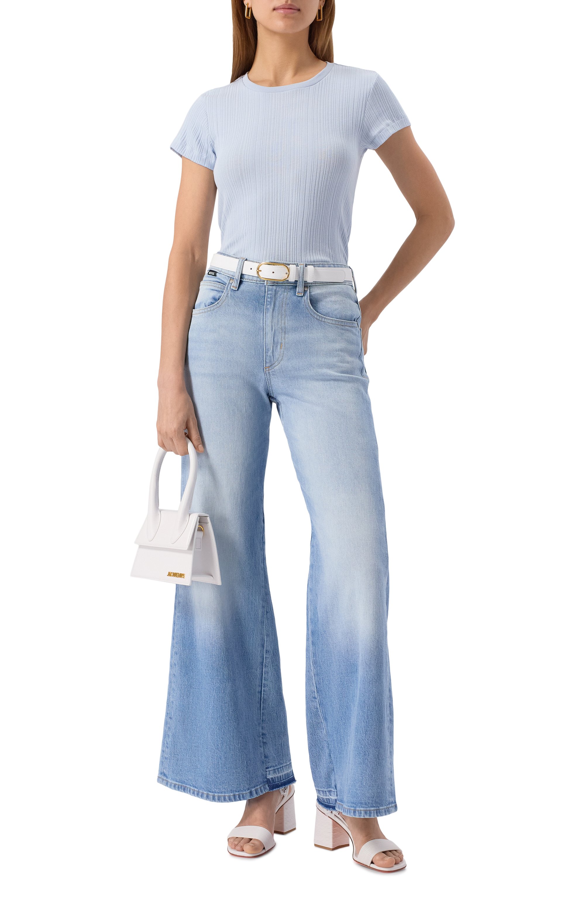 Хлопковая футболка RE/DONE, арт. 865-02WSLIMTE, фото 2