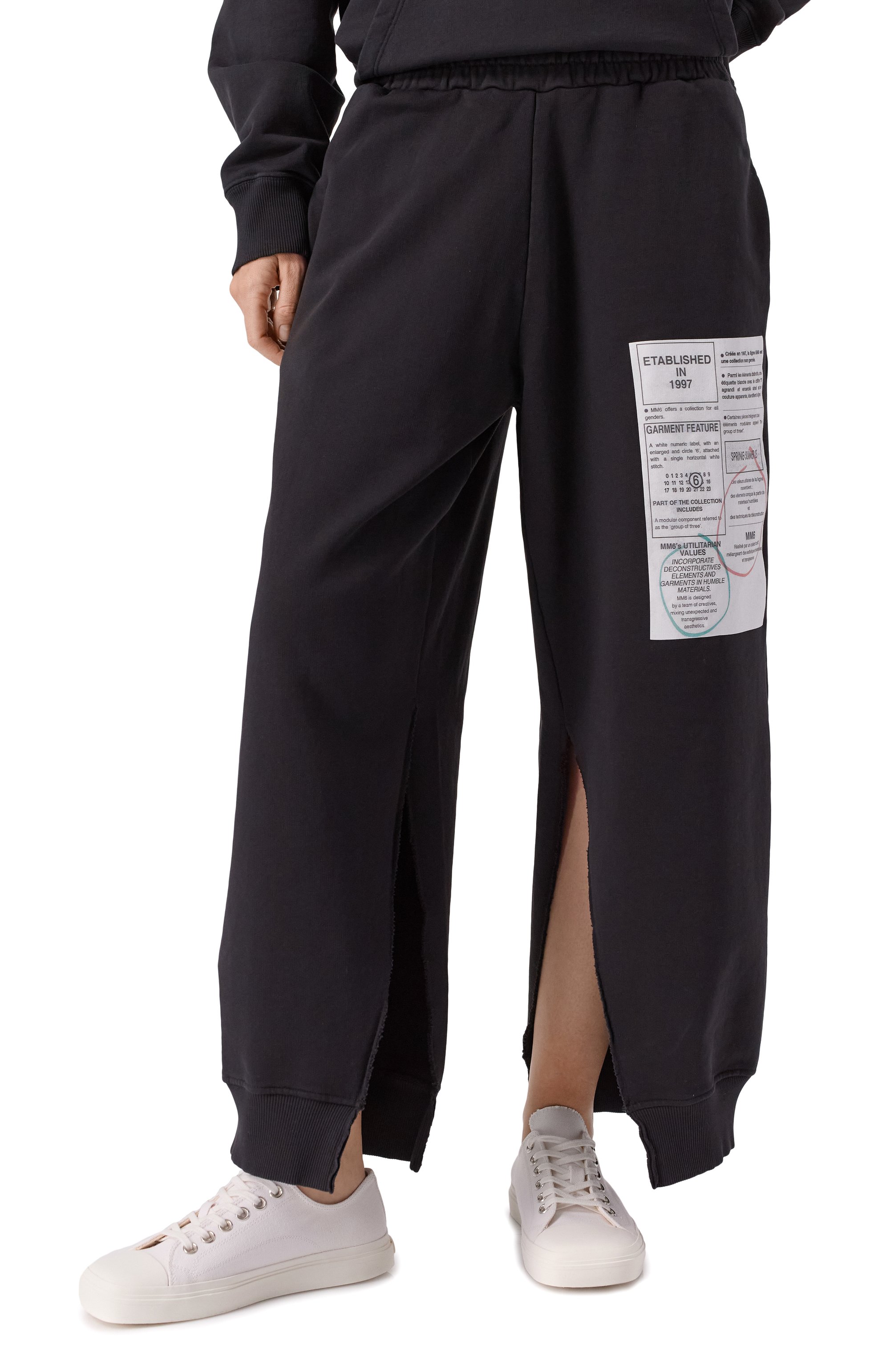 Хлопковые брюки MM6, арт. S52KA0527/M25012, фото 3