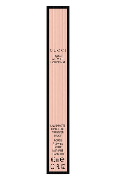 Жидкая губная помада rouge à lèvres liquide mat, оттенок 114 grace cinnamon GUCCI, арт. 3616303311315, фото 3