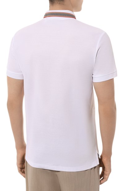 Хлопковое поло BURBERRY, арт. 8084018, фото 4