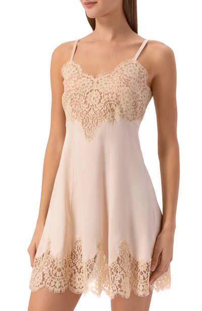 Платье из шелка и хлопка DOLCE & GABBANA, арт. F60FGT/FURAG, фото 3