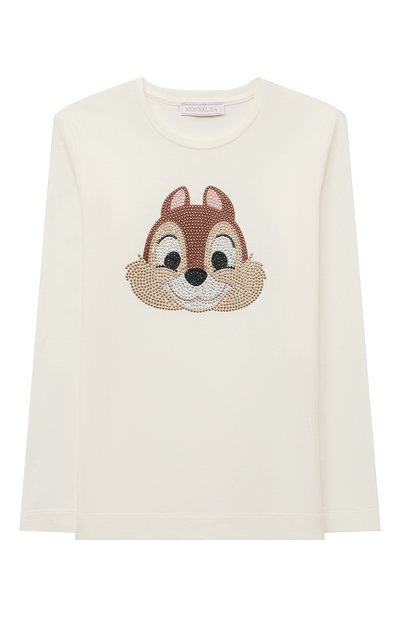 Хлопковый лонгслив MONNALISA, арт. 190626, фото 1