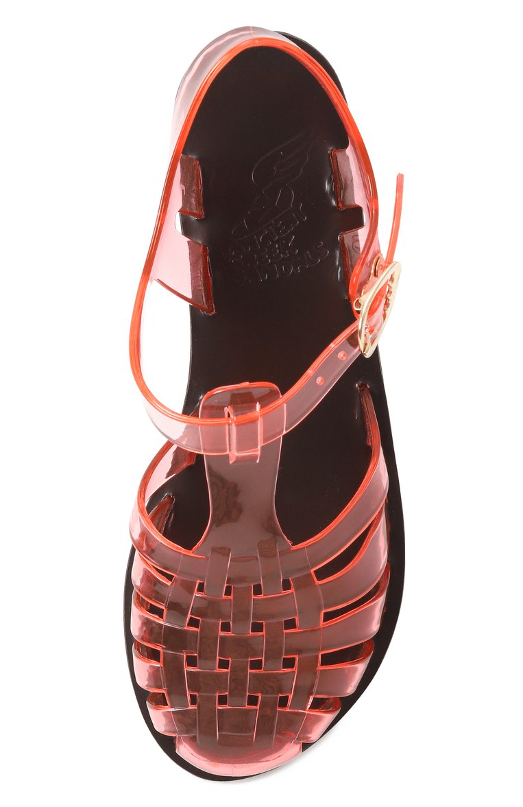 Женские резиновые сандалии homeria ANCIENT GREEK SANDALS розового цвета, арт. H0MERIA JELLY | Фото 6 (Подошва: Платформа; Материал сплава: Проставлено; Драгоценные камни: Проставлено; Материал внешний: Резина)