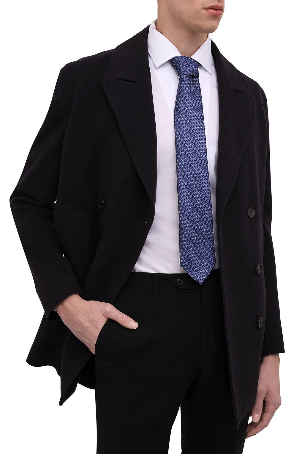 Шелковый галстук ZEGNA, арт. Z3D44T/100, фото 2