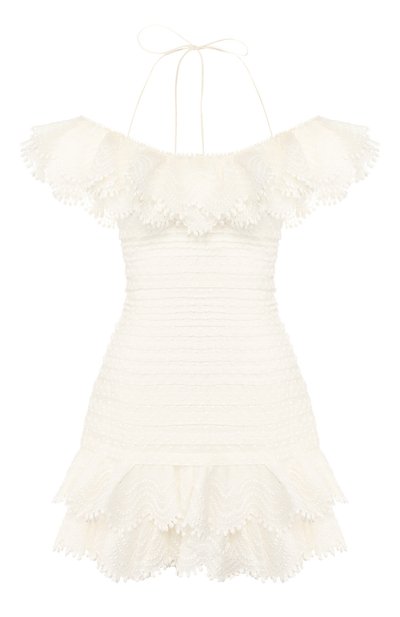 Платье из смеси льна и шелка ZIMMERMANN, арт. 7724DSUP, фото 1