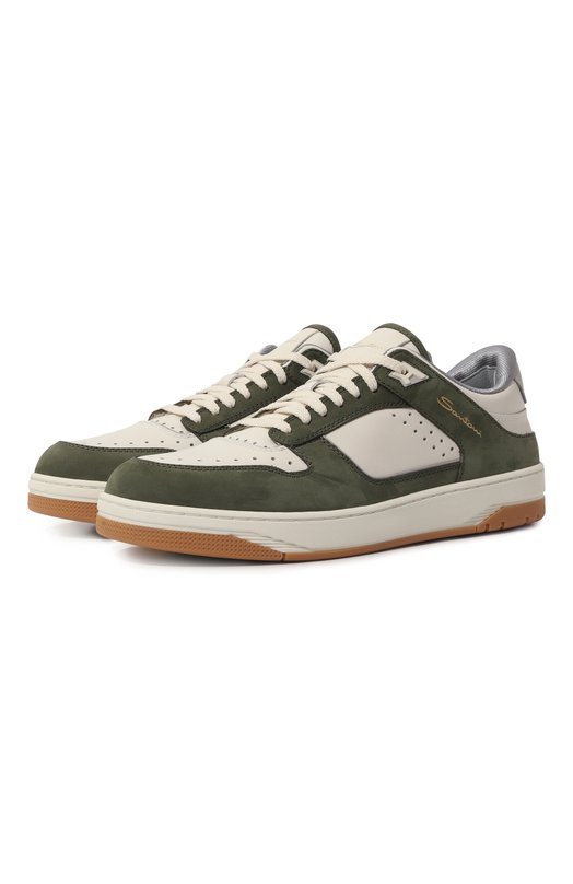Кожаные кеды Sneak Air Santoni