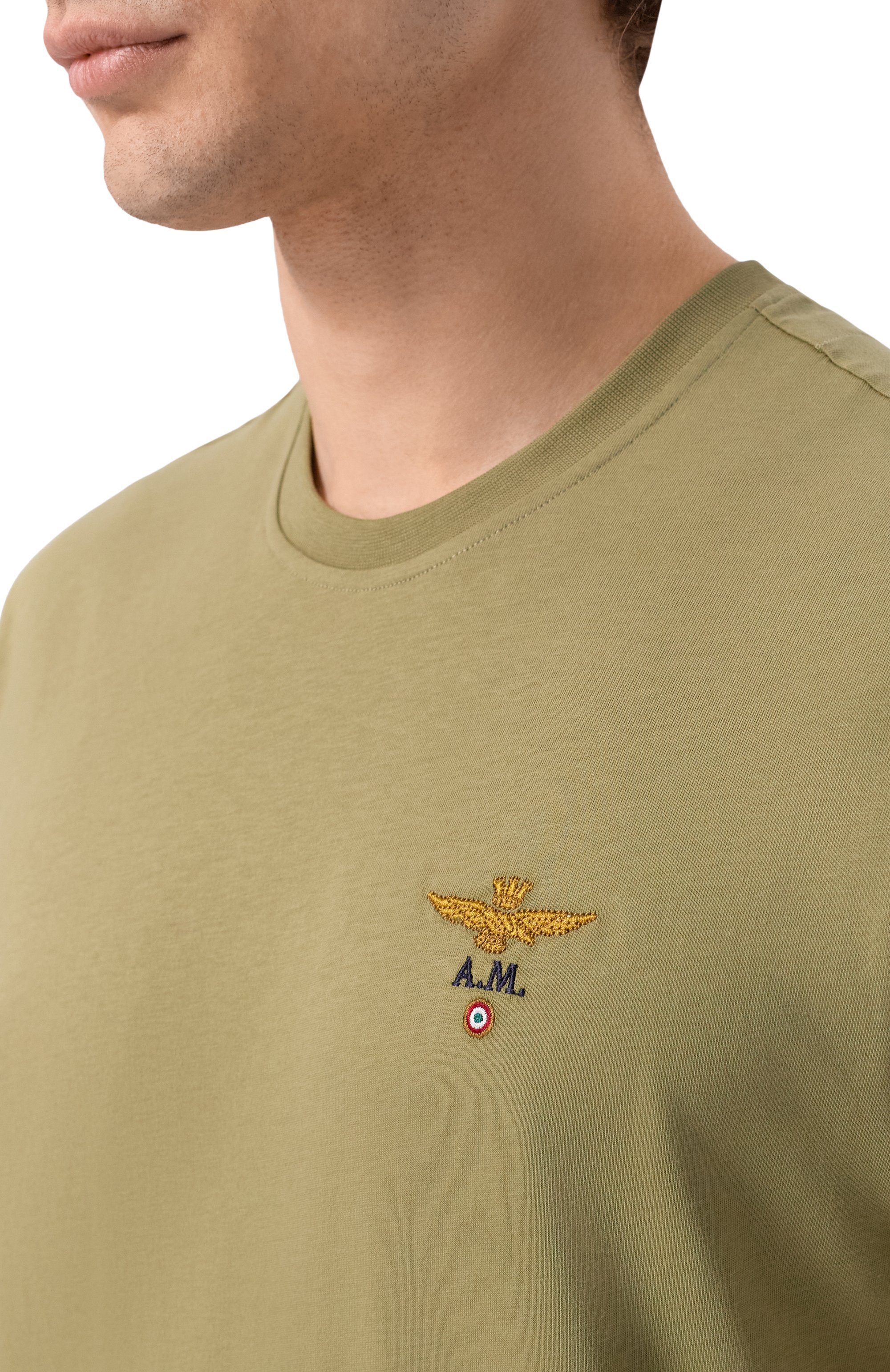 Хлопковая футболка AERONAUTICA MILITARE, арт. TS1580UJ00372_001, фото 5