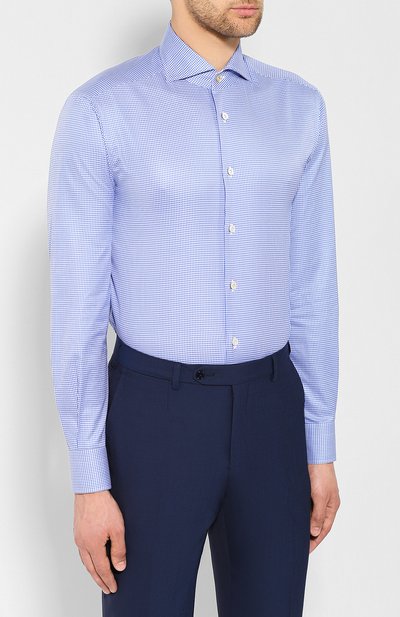 Хлопковая сорочка KITON, арт. UCIH0693016, фото 3