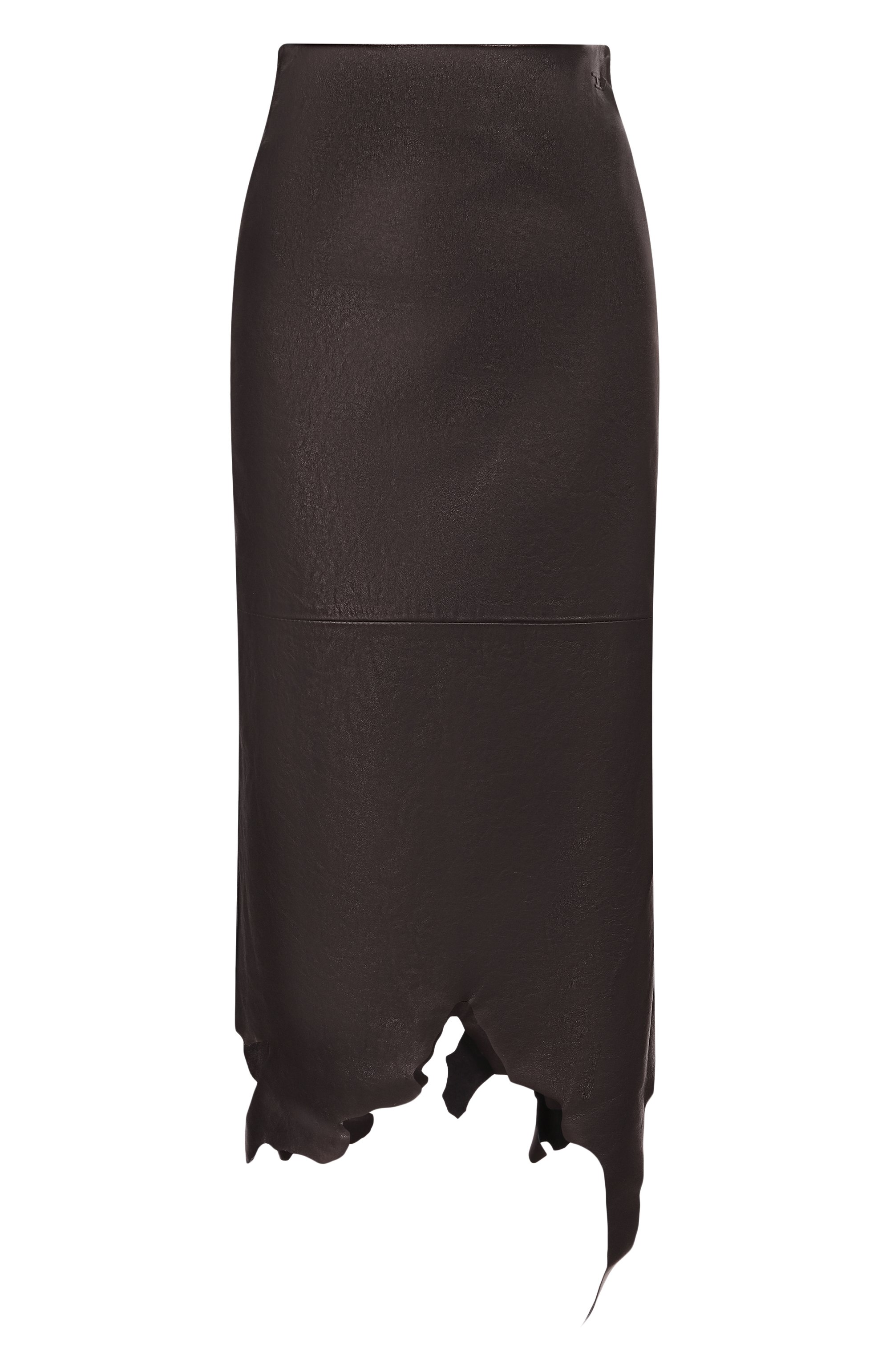 Кожаная юбка DIESEL черного цвета по цене 99050 руб., арт. A22301/0EGEW, фото 1 Кожаная юбка DIESEL, арт. A22301/0EGEW, фото 1