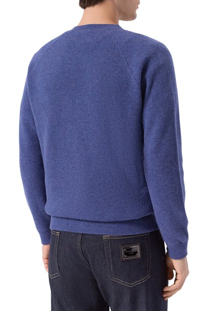 Кашемировый кардиган MVST синего цвета по цене 230500 руб., арт. M25.1PM.K009, фото 4 Кашемировый кардиган MVST, арт. M25.1PM.K009, фото 4