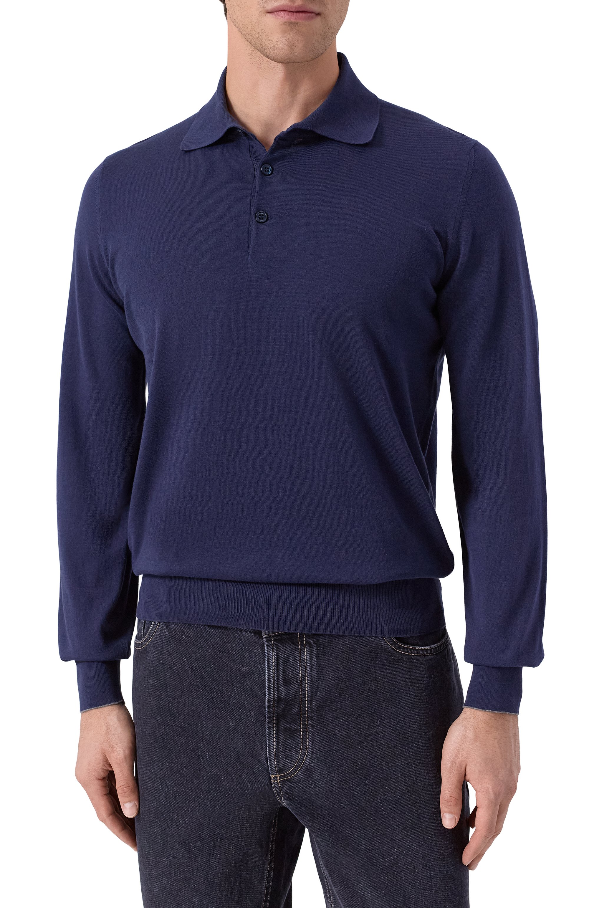 Хлопковое поло BRUNELLO CUCINELLI, арт. M29800135, фото 3