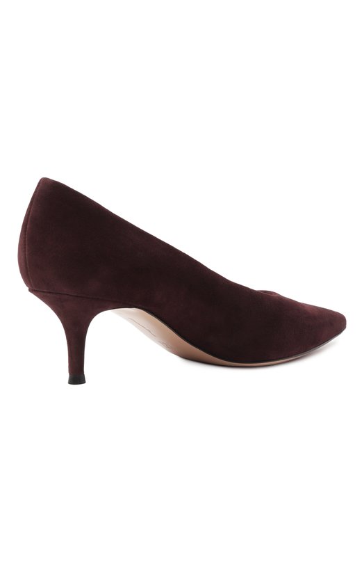 Замшевые туфли Robbie 55 Gianvito Rossi G22273.55RIC.CAMB0UR Бордовый  G22273.55RIC.CAMB0UR Фото 5