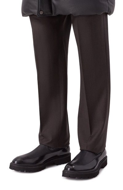 Кожаные челси KITON, арт. USSA195N0131802, фото 3