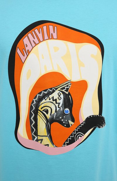 Хлопковая футболка LANVIN, арт. RM-TS0010-J009-E21, фото 5