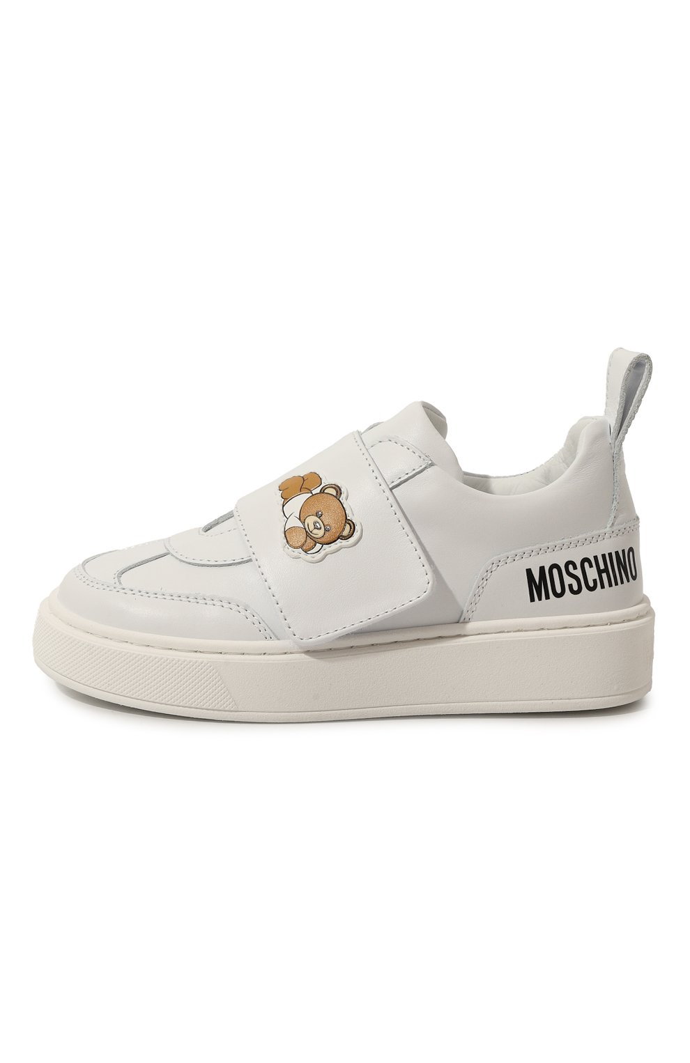 Кожаные кеды MOSCHINO, арт. 78704/VAR4/28-35, фото 2