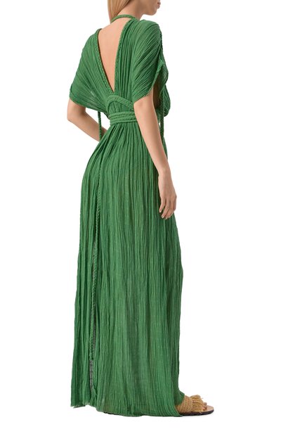 Хлопковое платье KASIA KULENTY, арт. AURA DUSTER G0WN, фото 4