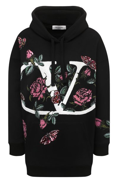 Женский хлопковое худи VALENTINO, арт. WB3MF10D6L1