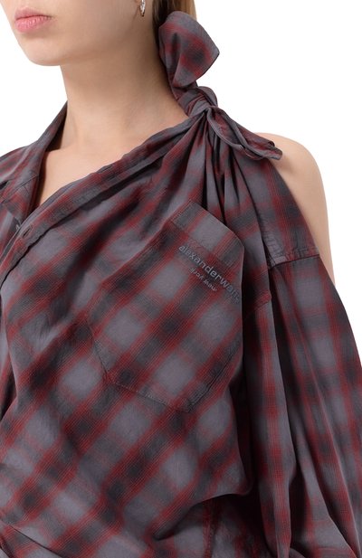 Хлопковая рубашка ALEXANDER WANG, арт. 1WC3251090, фото 5