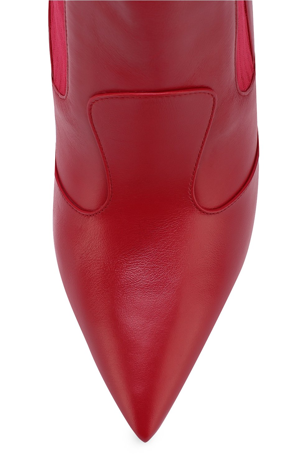 Кожаные ботфорты с вязаной отделкой на шпильке FENDI, арт. 8W6620/A02F, фото 5