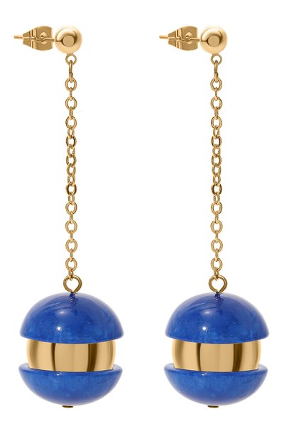 Серьги CRYSTALLINE JEWELLERY синего цвета по цене 12760 руб., арт. 383С, фото 3 Серьги CRYSTALLINE JEWELLERY, арт. 383С, фото 3