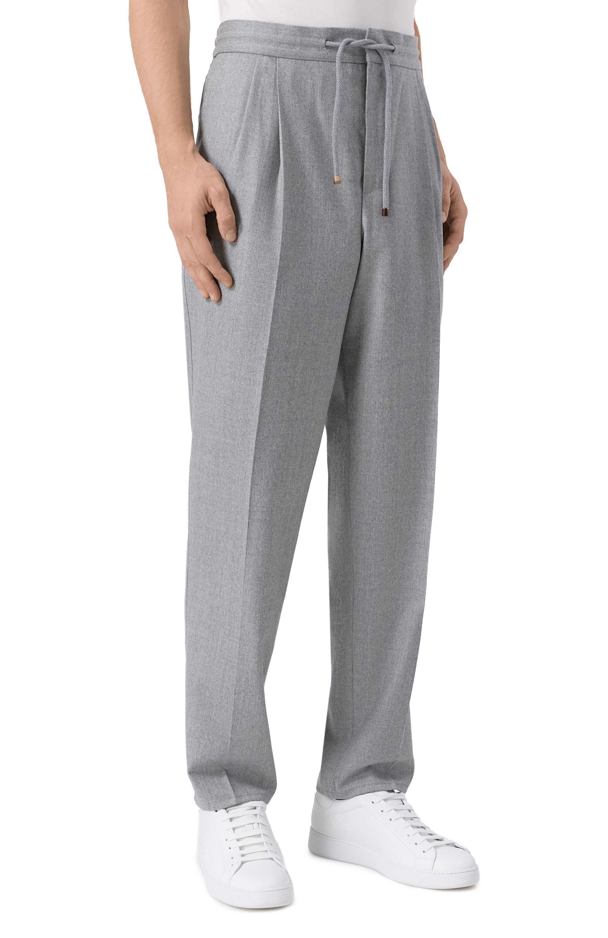 Шерстяные брюки BRUNELLO CUCINELLI, арт. ME226E1710, фото 3