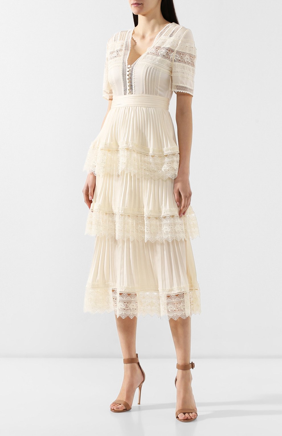 Платье-миди SELF-PORTRAIT, арт. SP21-050D, фото 3