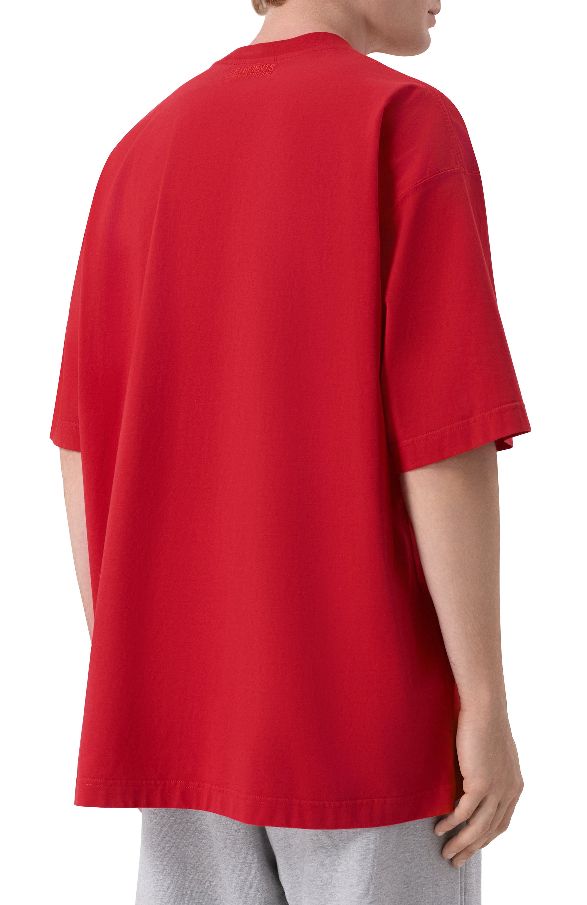 Хлопковая футболка VETEMENTS, арт. ME76TR217R/1200 LIGHT JERSEY, фото 5