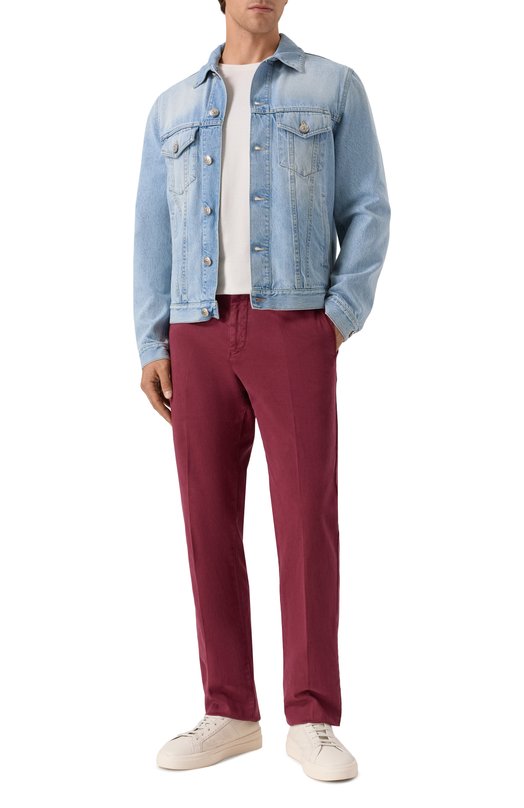 Джинсовая куртка Brunello Cucinelli M241P6909 Голубой  M241P6909 Фото 2