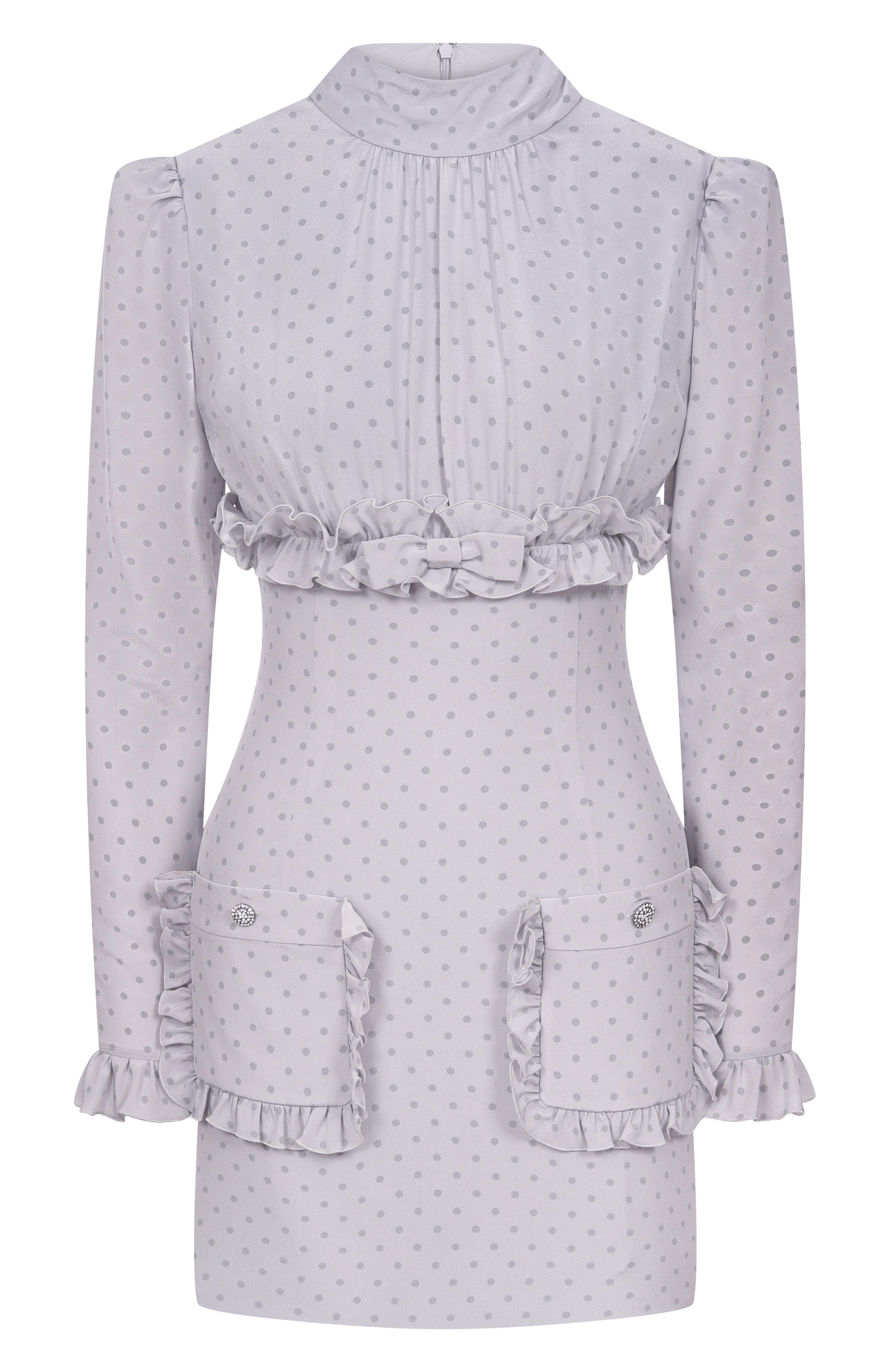 Шелковое платье ALESSANDRA RICH, арт. FABX4302/F4686, фото 1