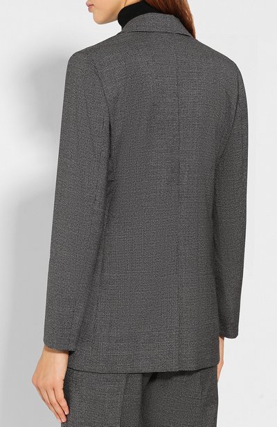 Шерстяной жакет BRUNELLO CUCINELLI серого цвета по цене 358500 руб., арт. MA1258174, фото 4 Шерстяной жакет BRUNELLO CUCINELLI, арт. MA1258174, фото 4