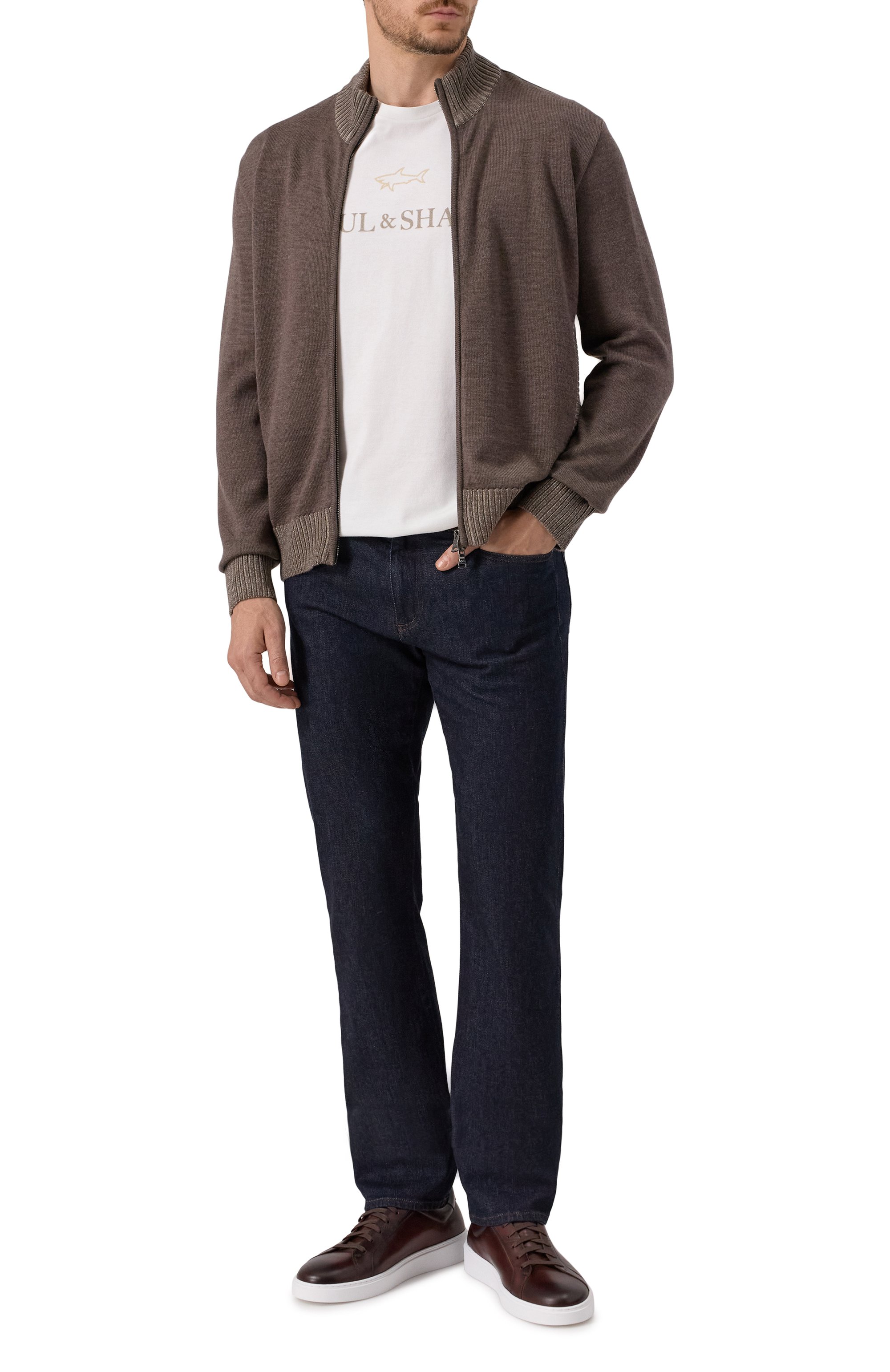 Хлопковая футболка PAUL&SHARK, арт. 15311629, фото 2