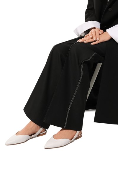 Кожаные балетки KITON, арт. D55809X04R99, фото 3