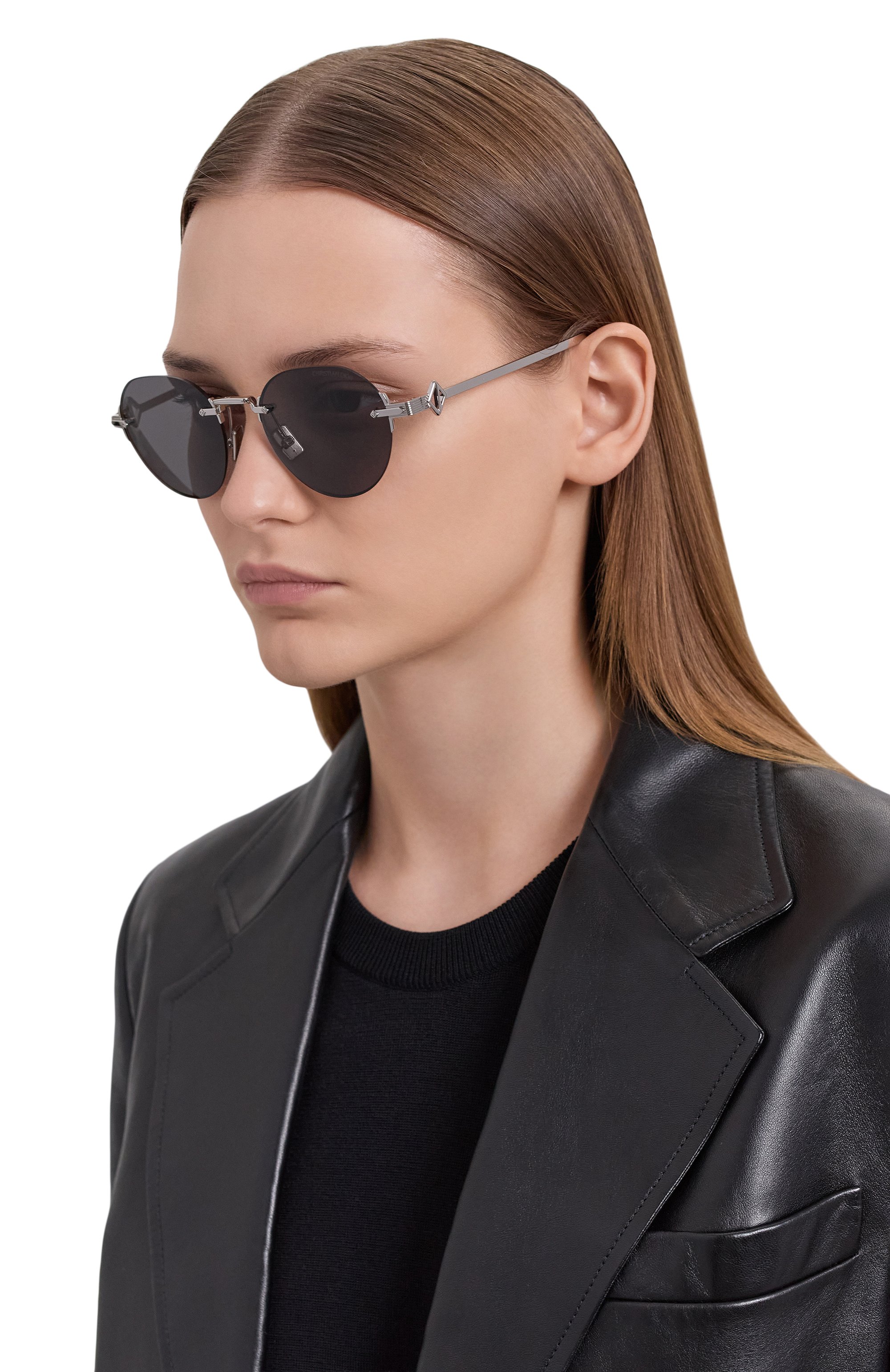 Солнцезащитные очки DIOR EYEWEAR черного цвета по цене 93950 руб., арт. CD DIAM0ND R5U F0A0, фото 3 Солнцезащитные очки DIOR EYEWEAR, арт. CD DIAM0ND R5U F0A0, фото 3