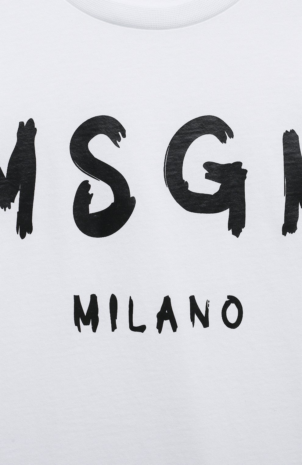 Хлопковая футболка MSGM KIDS, арт. S4MSJUTH011, фото 3