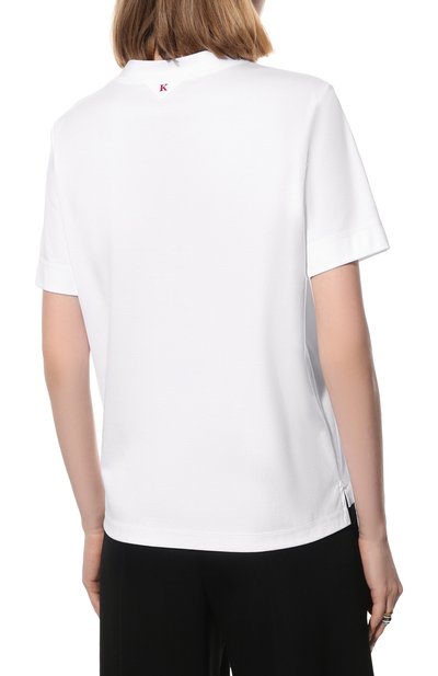 Хлопковая футболка KITON, арт. D53450H08051, фото 4
