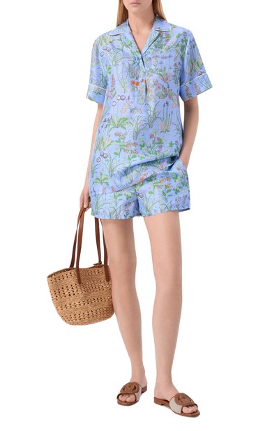 Шелковое поло GUCCI, арт. 855618/ZAULE, фото 2